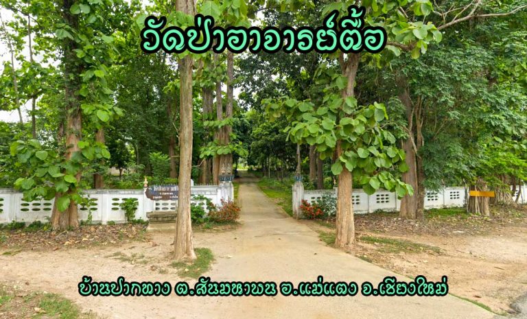 วัดป่าอาจารย์ตื้อ ตำบลสันมหาพน อำเภอแม่แตง จังหวัดเชียงใหม่