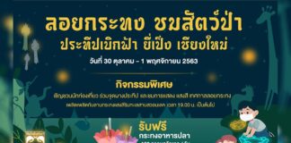 ลอยกระทง ชมสัตว์ป่า ประทีปเบิกฟ้า ยี่เป็ง เชียงใหม่ ลอยกระทง ชมสัตว์ป่า ประทีปเบิกฟ้า ยี่เป็ง เชียงใหม่ สถานที่จัดงาน เชียงใหม่ไนท์ซาฟารี ระหว่าง วันที่ 30 ตุลาคม ถึง 1 พฤศจิกายน 2563