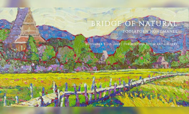 Bridge of Natural - Solo art exhibition by Todsaporn Hongmanee 6 - 15 พฤศจิกายน 2563  ที่ The Meeting Room Art Gallery