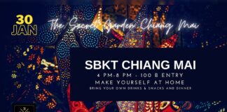 SBKT Chiang Mai 1st Edition SBKT Chiang Mai 1st Edition 4PM-8PM 30 January 2021 at The Secret Garden Chiangmai only 100 baht Make you self at home