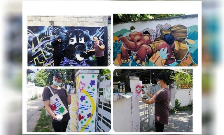 Chiang Mai Street Art Tour&Work Shop 21 February 2021 Meeting point is at Three King Monument