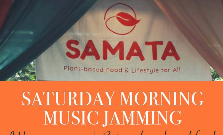 Saturday Morning Music Jamming at SAMATA 10.00-17.00 At Samata : Plant-Based Food & Lifestyle for all