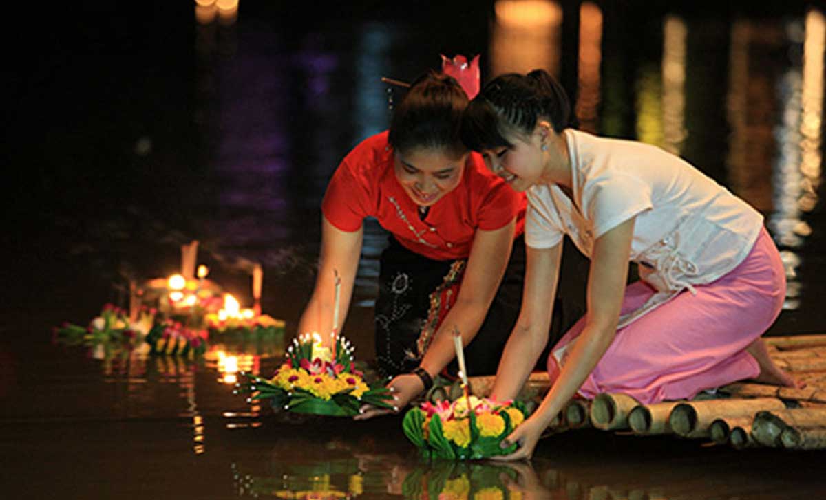 คำอธิษฐานวันลอยกระทง คำขอขมาพระแม่คงคา