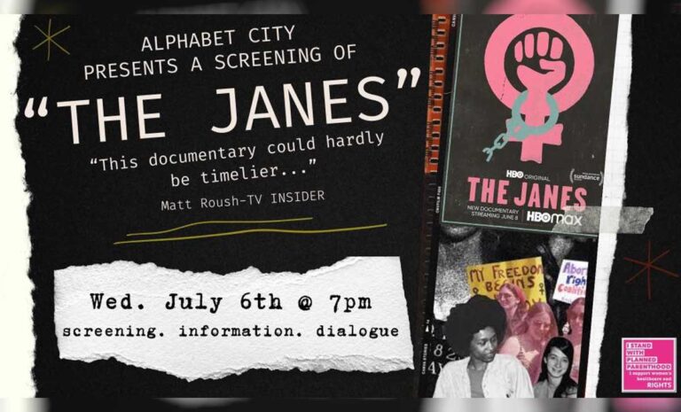 Screening of the critically acclaimed documentary “The Janes” this Wednesday 6th July 2022 starting 7pm-10pm at Chomdoi Condotel 1 (Square Building inside Courtyard 1st Level)