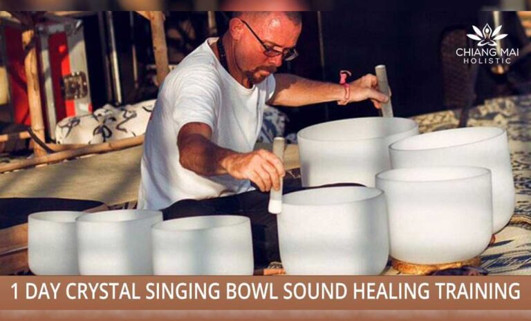 Crystal Singing Bowl Sound Bath Training 1 Day - CMH on Friday July 29 10am-6pm at Chiang Mai Holistic