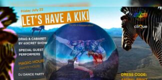 LET’S HAVE A KIKI! LET’S HAVE A KIKI! Friday July 12th 2022 Starting 7pm-12pm at 6ixcret Show