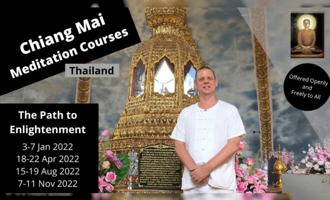 BASIC MEDITATION PRACTITIONER COURSE (30-HOURS) on Aug 15-19 2022 9am - 3pm at Wat Tung Yu