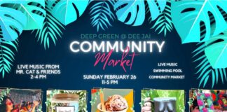 Community Market & Pool Party ft Mr. Cat & Friends @ Deep Green Community Market & Pool Party ft Mr. Cat & Friends