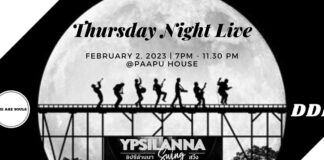 Thursday Night Live @Paapu House Thursday Night Live @Paapu House