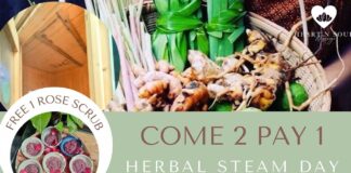 Come Two Pay One (Herbal Steam Day) Come Two Pay One (Herbal Steam Day)
