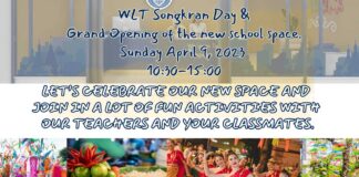 WLT Songkran Day & Grand Opening Of The New School Space.
