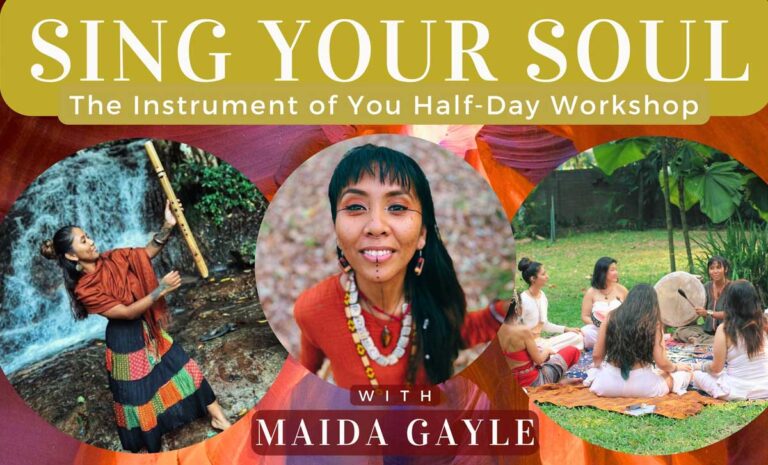 SING YOUR SOUL: The Instrument of You Half Day Workshop w/ Maida Gayle