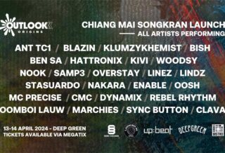Outlook Festival: Chiang Mai Songkran Launch On April 13th-15th,2024 at the vibrant Deep Green venue from 12pm to 12am