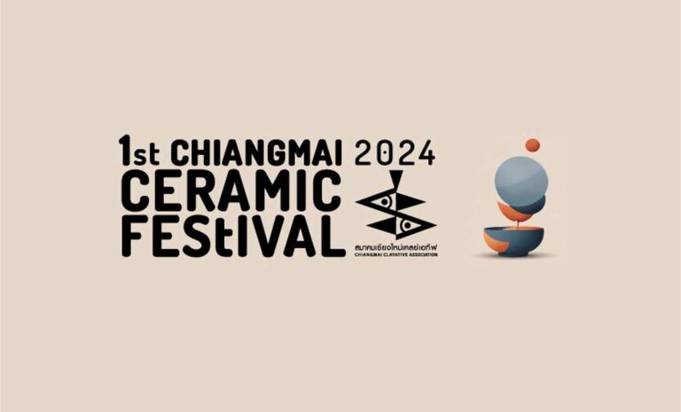 1st Chiangmai Ceramic Festival on 14-17 Nov 2024 from 8AM-4PM. at Jing Jai Market Chiang Mai