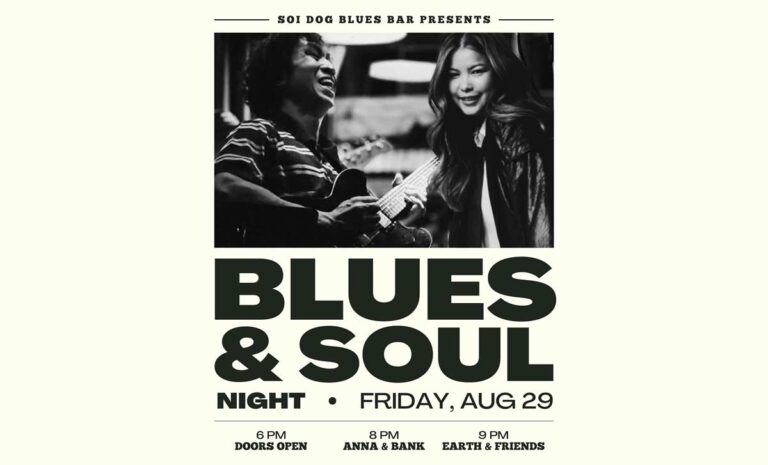 BLUES & SOUL NIGHT – Grand Opening! on 29 Aug 2025 at Soi Dog Blues Bar