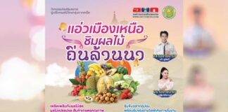 แอ่วเมืองเหนือ ชิมผลไม้ ถิ่นล้านนา แอ่วเมืองเหนือ ชิมผลไม้ ถิ่นล้านนา วันที่ 22-26 เมษายน 2569 ณ มีโชคพลาซ๋า เชียงใหม่