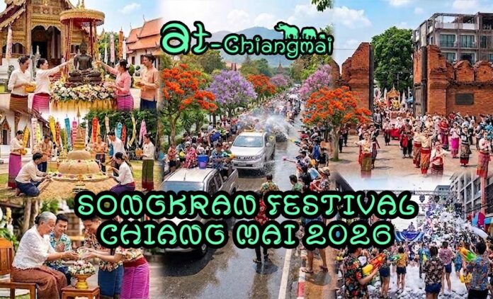 Songkran Festival Chiang Mai 2026 on April 13-15, 2026 at Chiang Mai