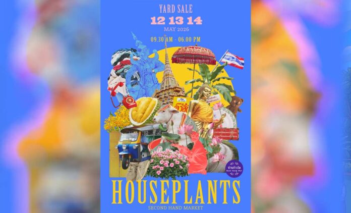 Yardsale: Houseplant 2nd Hand Market วันที่ 12 - 14 พฤษภาคม 2569 เวลา 09.30 - 18.00น. ณ บ้านข้างวัด